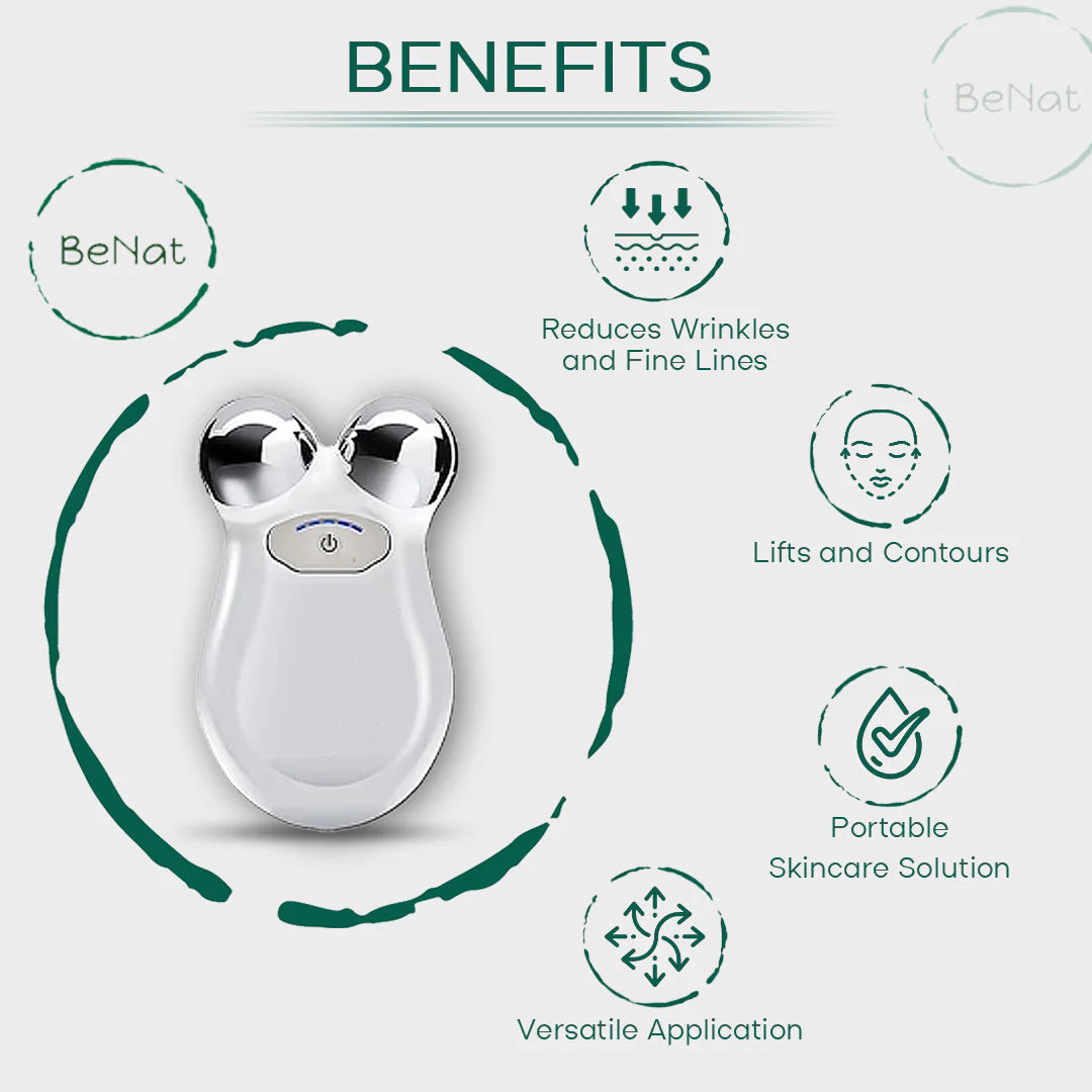 3-piece facial toolkit with LED wand, heated gua sha and microcurrent massager, view 10