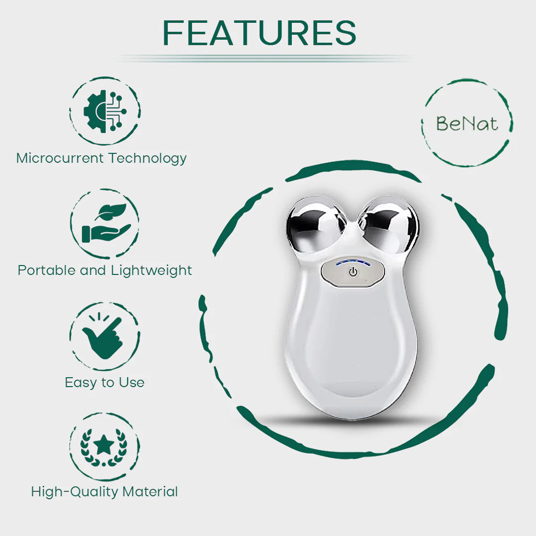3-piece facial toolkit with LED wand, heated gua sha and microcurrent massager, view 9