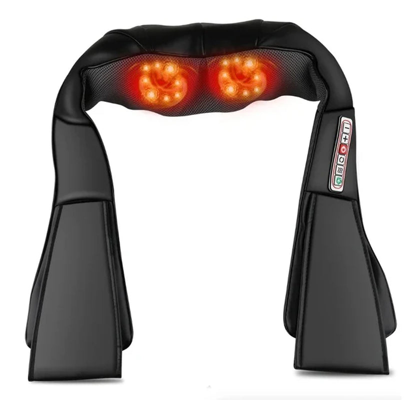 Shiatsu back, neck and shoulder massager with heat, view 1